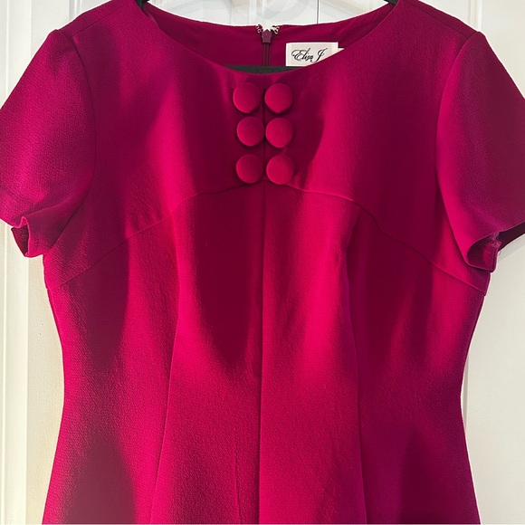 Magenta Pink Barbiecore Eliza J. dress size 10p (petite) - Picture 3 of 8